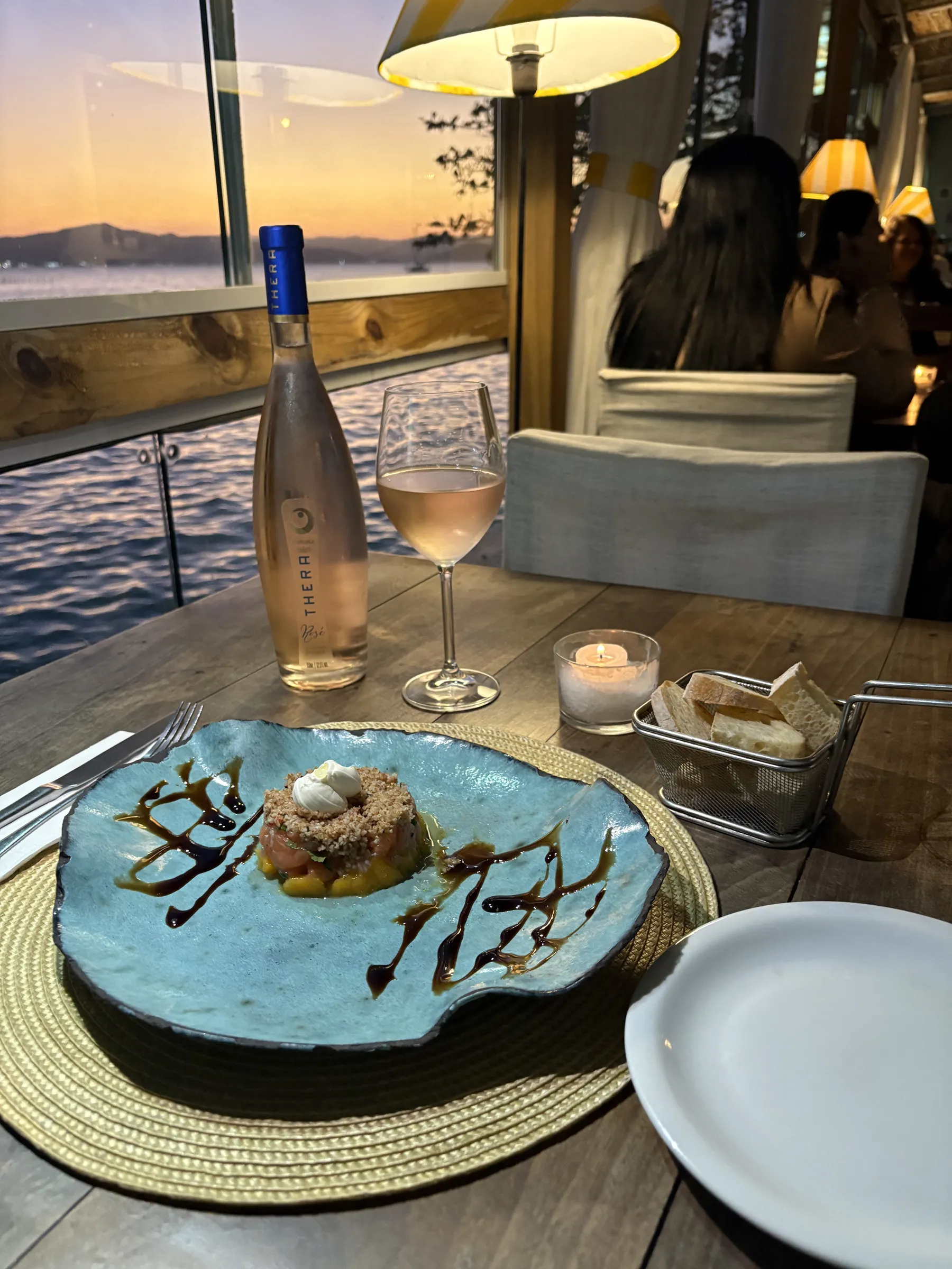 Tartare de Salmão ao Pôr do Sol